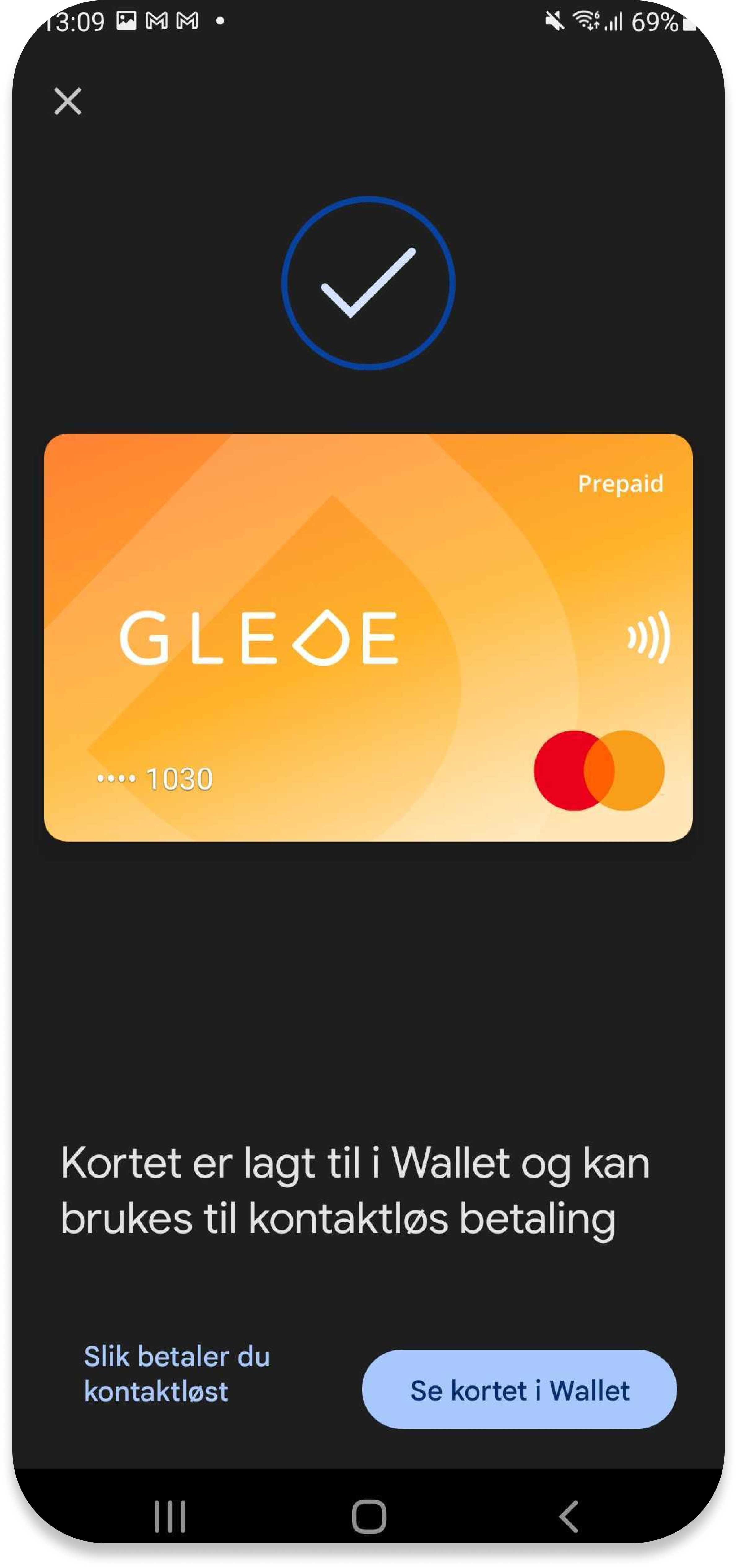 Installationsflöde för Google Wallet med knappen "Lägg till i Google Wallet"